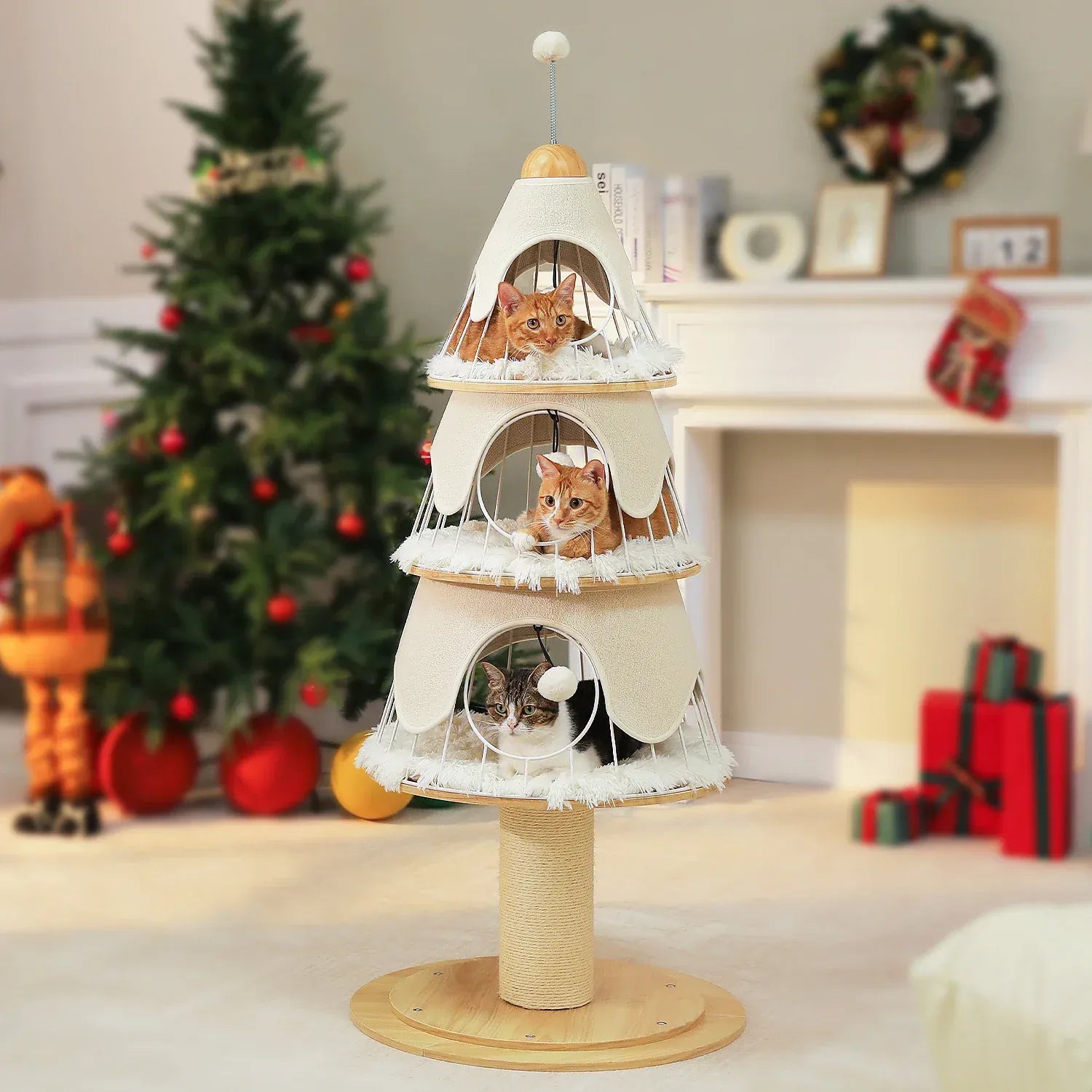TechnuPet Cat Tree Christmas Cat Tree