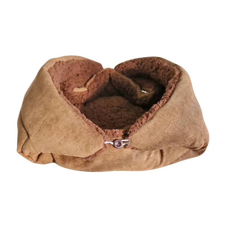 TechnuPet Cat Bed Coffee / 70x50cm Foldable Cat Bed Mat
