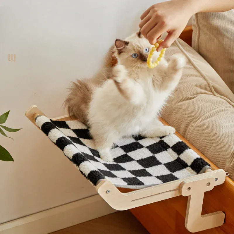 TechnuPet Cat Hammock Hanging Bedside Cat Hammock