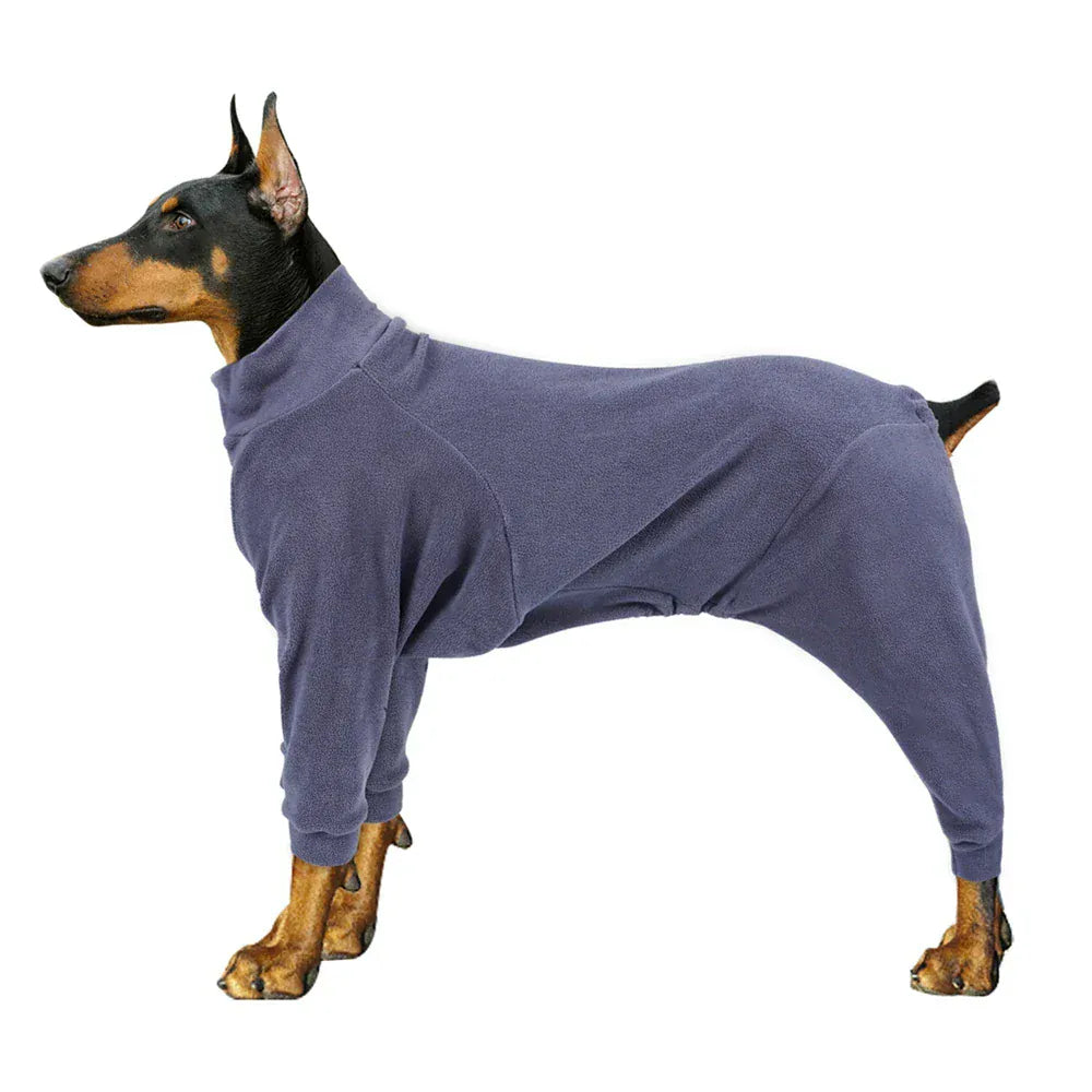 TechnuPet Pajamas for Dogs Gray / M High Neck Winter Sweater Dog Pajamas