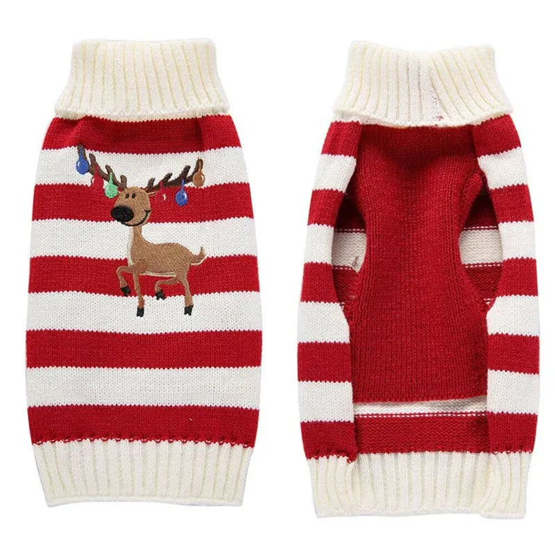 TechnuPet Dog Sweaters Knitted Christmas Dog Sweater