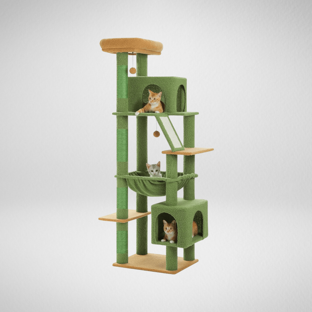TechnuPet AMT0281GN / 180cm / United States Large Cat Tower