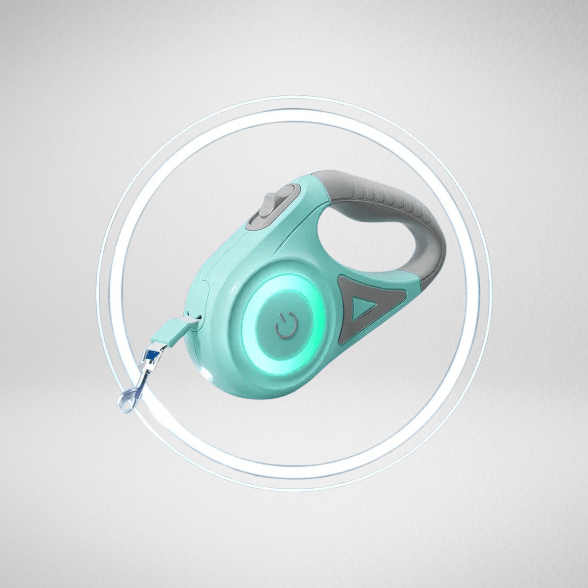 TechnuPet 5M Green LED Retractable Dog Leash