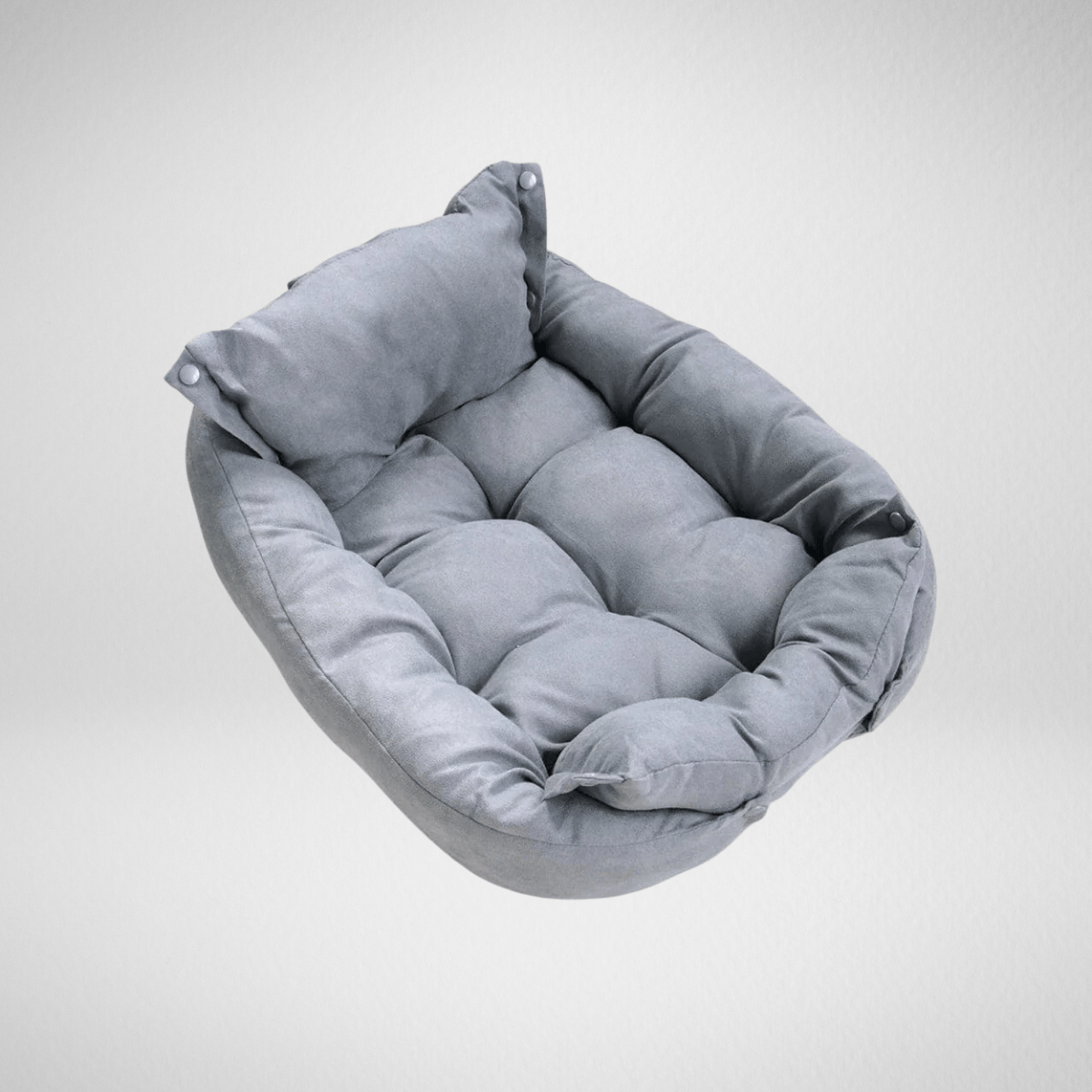 TechnuPet TechnuGray / M Multifunction Dog Bed 3 IN 1