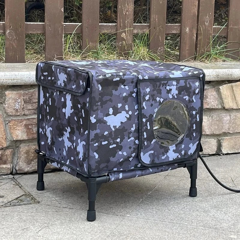 TechnuPet Cat Houses Colored / L( 65X42CM) / US Outdoor Heated Cat House