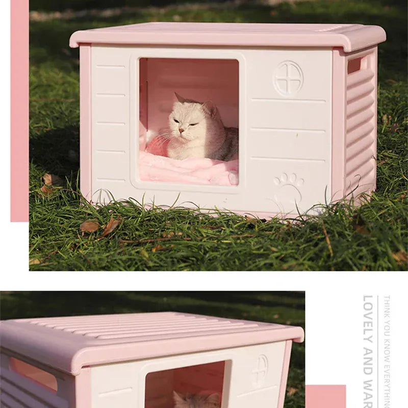 TechnuPet Cat Houses Rainproof Outdoor Cat House