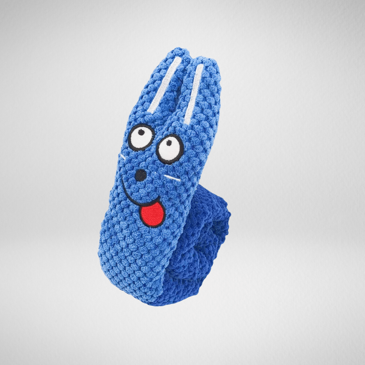 TechnuPet Dog Toys Blue Snail Plush Dog Puzzle Feeder