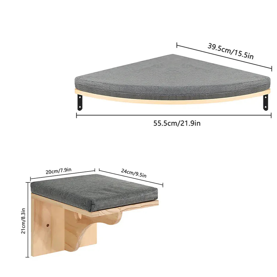 TechnuPet Cat Hammock 264 / CHINA Wall-Mounted Cat Shelf Bed