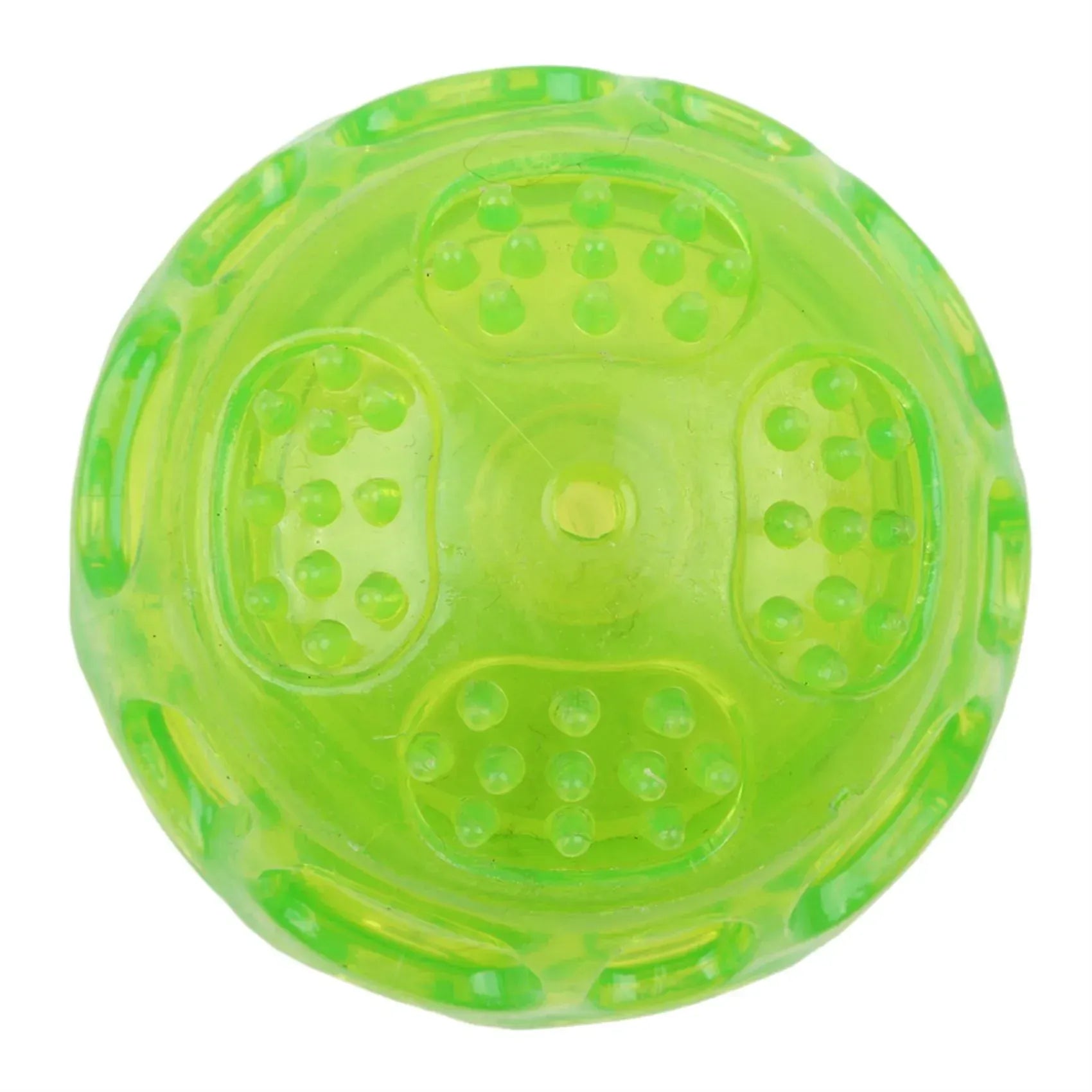 TechnuPet Dog Toys Green Waterproof Squeaky Dog Ball