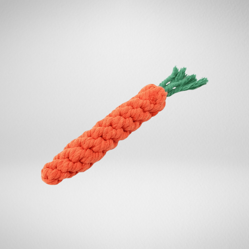TechnuPet Dog Toys A-23cm Carrot Rope Dog Toy