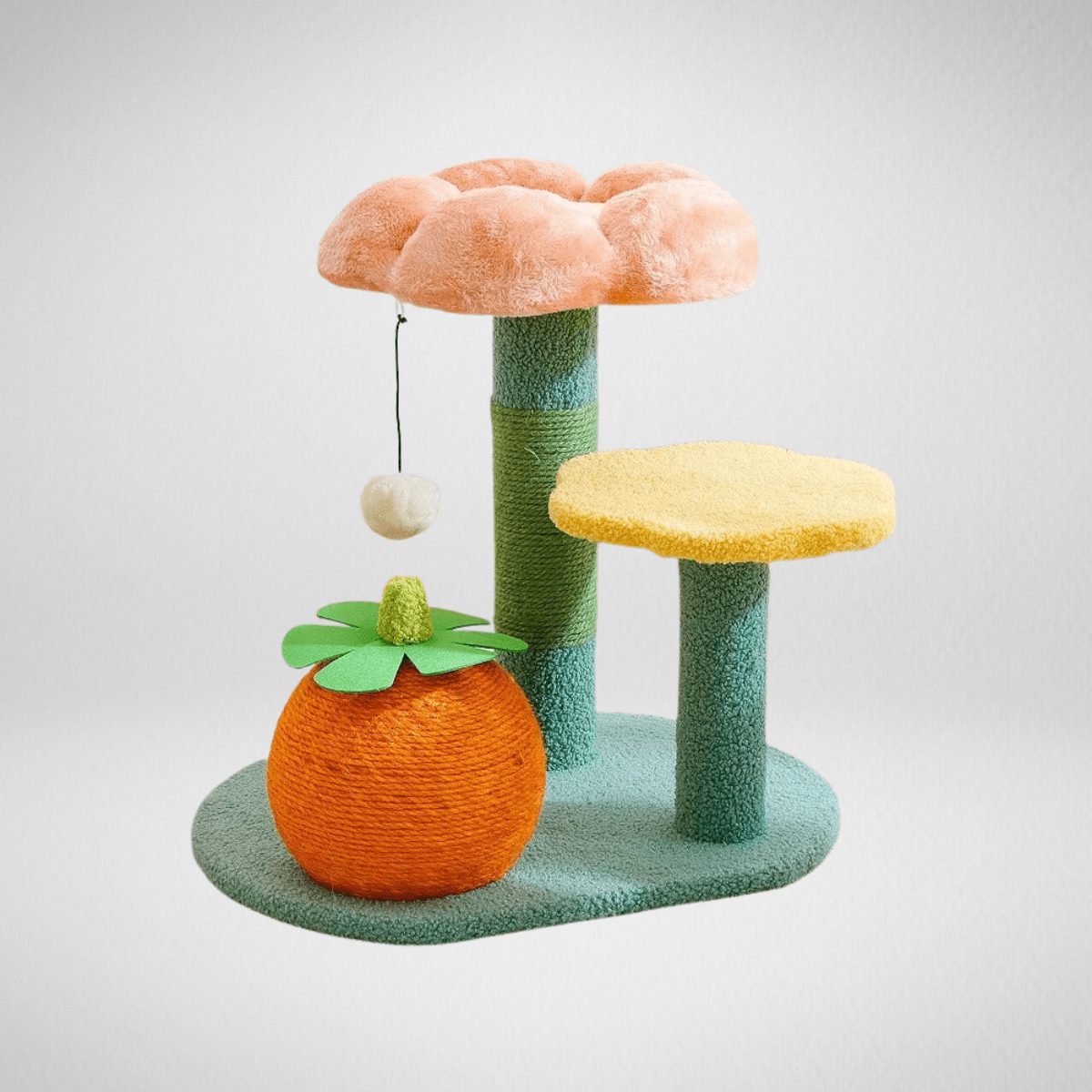 TechnuPet Cat Scratching Post Flower Colourfull Flower Cat Scratching Post