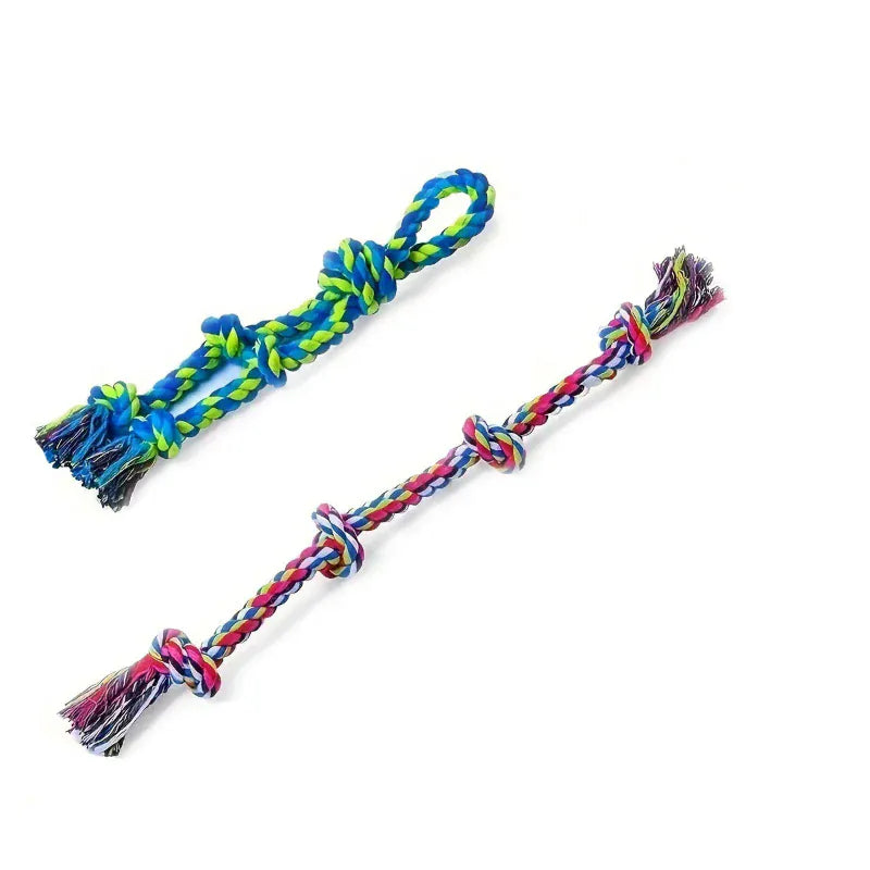 TechnuPet Dog Toys Multicolor / 1pcs Indestructible Rope Dog Toy