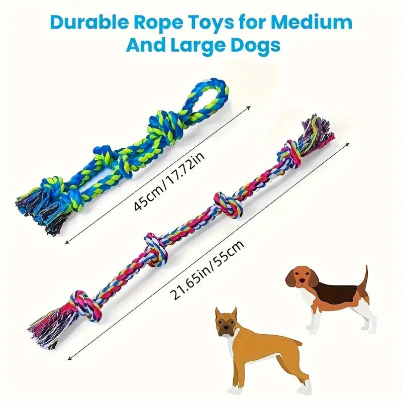 TechnuPet Dog Toys Indestructible Rope Dog Toy