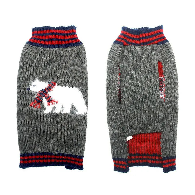 TechnuPet Dog Sweaters Knitted Christmas Dog Sweater