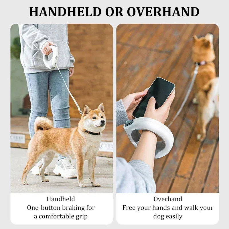 TechnuPet Dog Leash Luminous Retractable Dog Leash