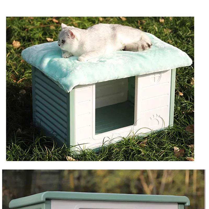 TechnuPet Cat Houses Rainproof Outdoor Cat House