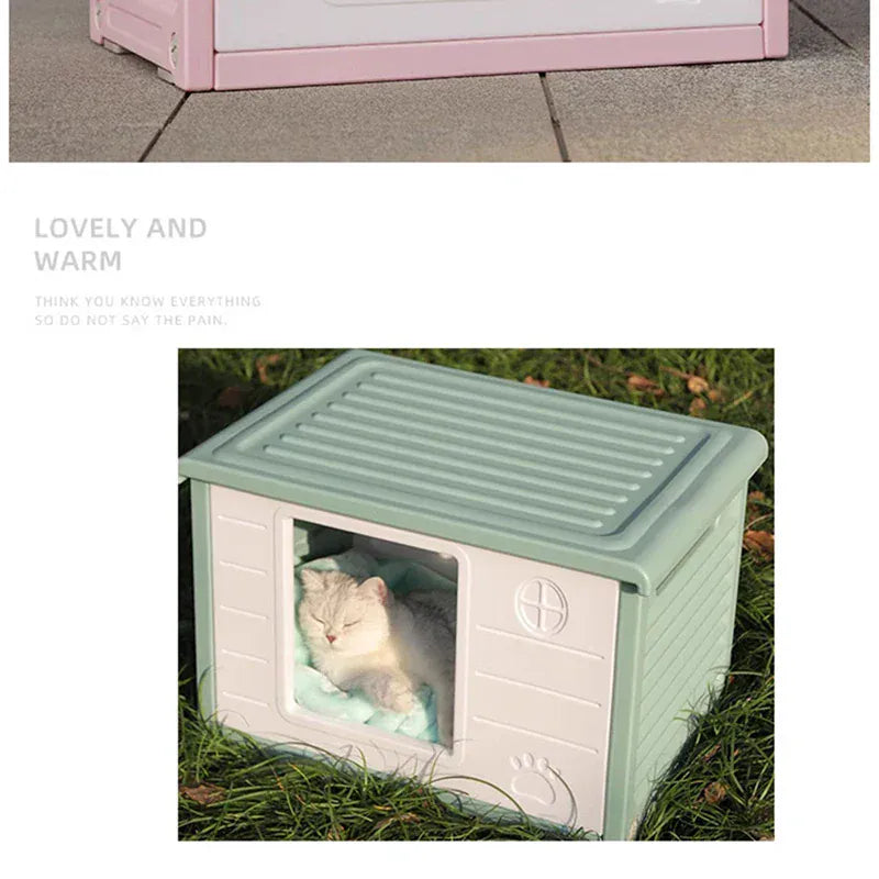 TechnuPet Cat Houses Rainproof Outdoor Cat House