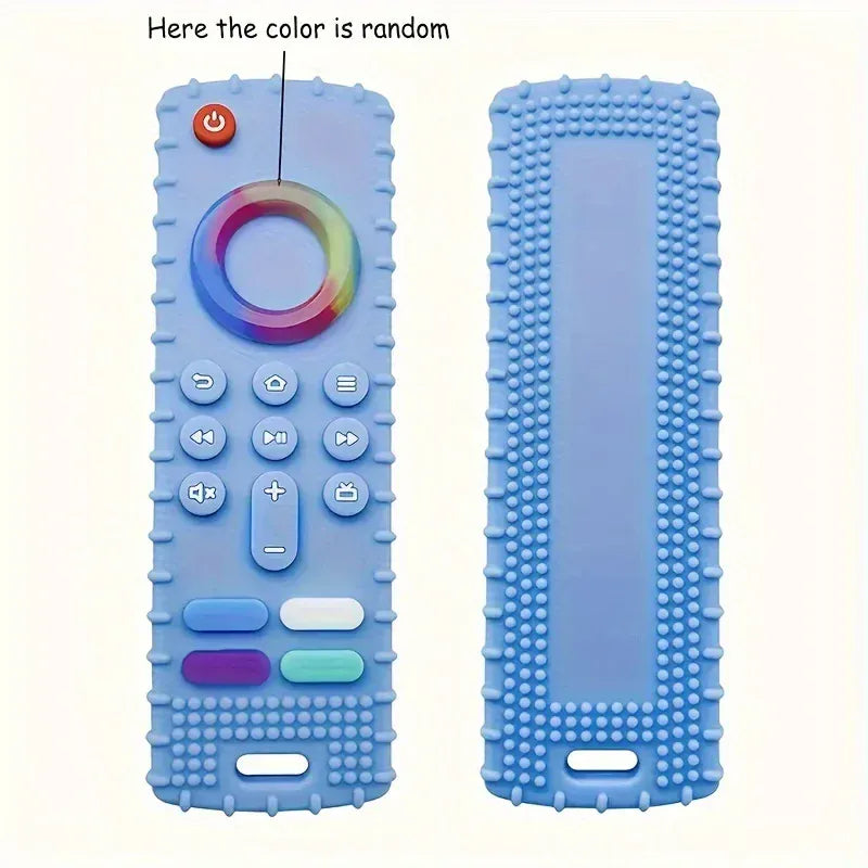 TechnuPet Dog Toys Blue Silicone Remote Dog Teether