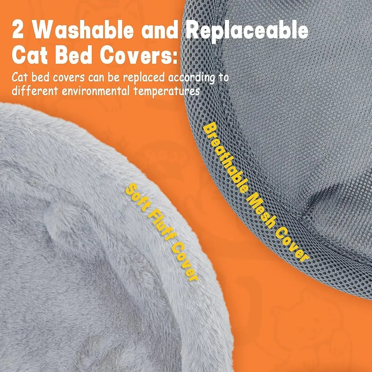 TechnuPet Cat Hammock Under Desk Cat Hammock Bed