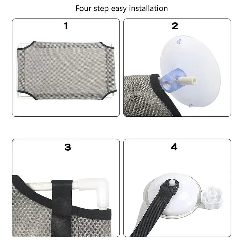 TechnuPet Cat Hammock Window Cat Hammock Suction Mount